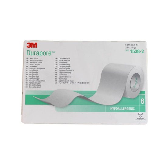 3M™ Durapore Surgical Tape 5.0cm x 9.14m - Box of 6