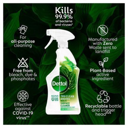 Dettol Truclean Disinfectant Spray 750ml - Lyreco