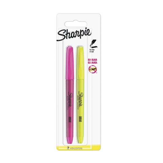 Sharpie Accent Pocket Highlighters Chisel Tip Assorted Fluorescent - Sharpie