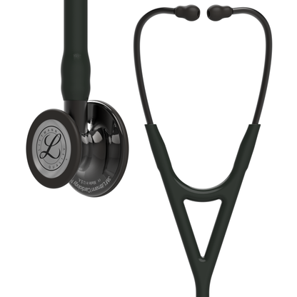 Littmann Cardiology IV Diagnostic Stethoscope: Black & Smoke 6162 - Littmann Stethoscopes