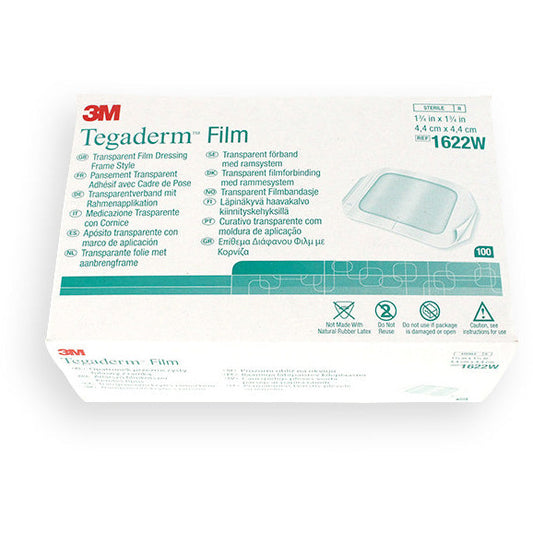 3M™ Tegaderm Transparent Film Dressing (4.4 x 4.4cm) - Box of 100