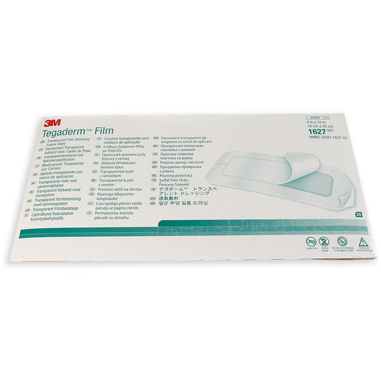 3M™ Tegaderm Transparent Film Dressing (10 x 25cm) - Box of 20 - 3M