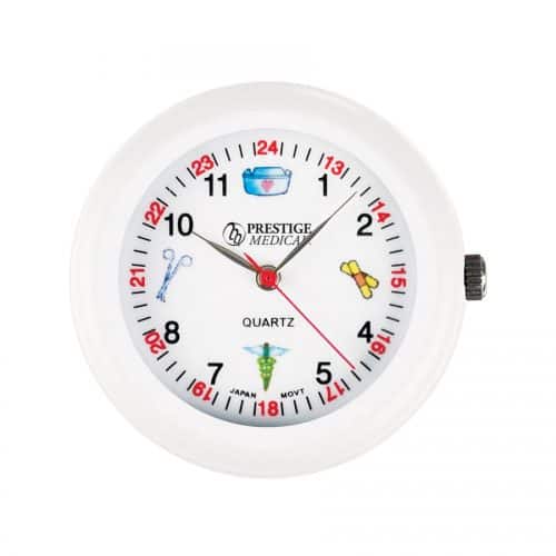 Stethoscope Watch - Medical Symbols - White - Prestige
