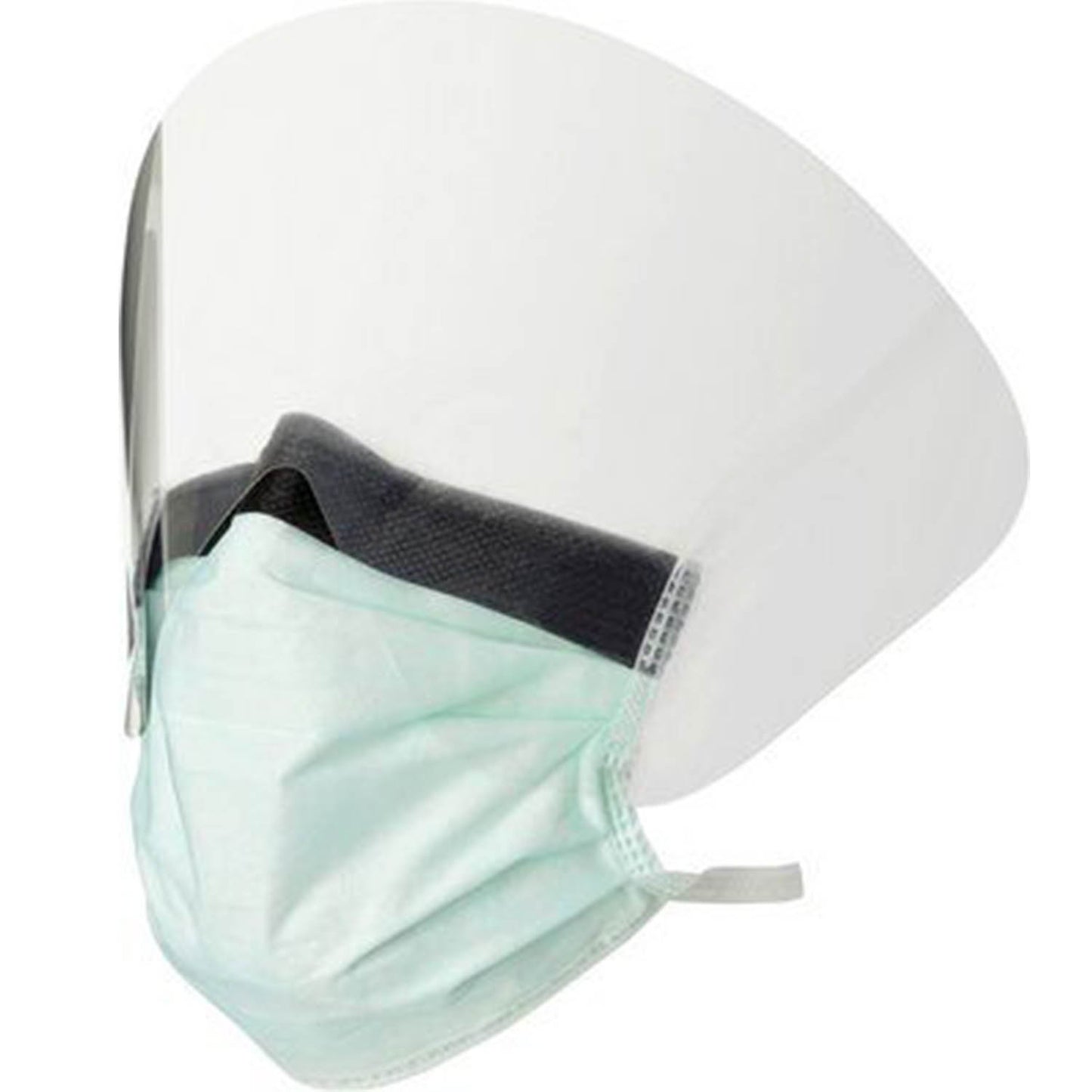 3M™ Tie-On, High Fluid-Resistant Surgical Mask with Face Shield - Type IIR 1835FS - Pack Of 50 - 3M