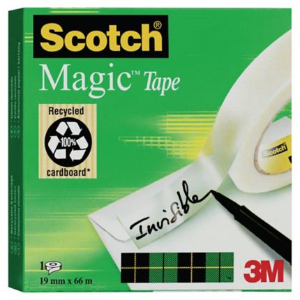 Scotch Magic Sticky Tape - 19mm X 66M Roll - Scotch