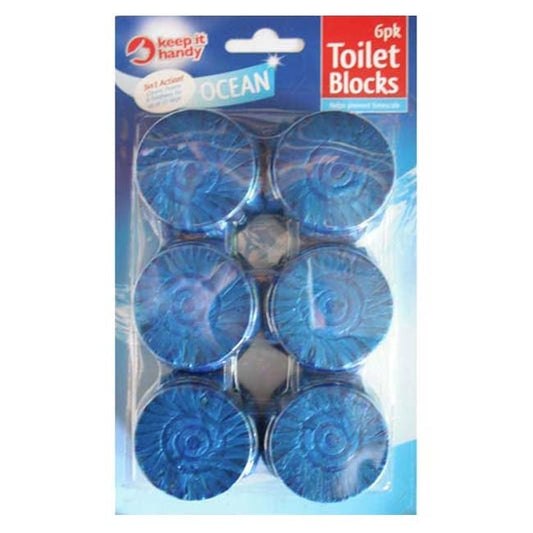 Keep it Handy Toilet Blocks Ocean - 6 Pack - Discontinued