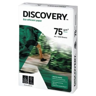 Discovery White Paper A4 75gsm - Box of 5 Reams (2500 Sheets) - Discontinued