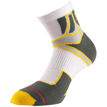 Cross Sport Sock - White/Yellow - 