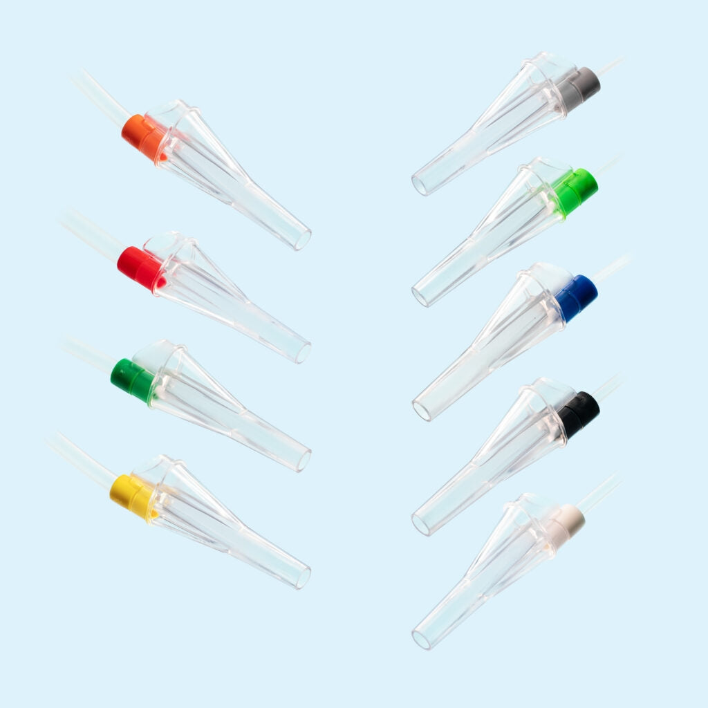 Open Suction Catheter, Graduated, 8" x 48cm, Two Side Eyes - Box of 100 - Carey Medical