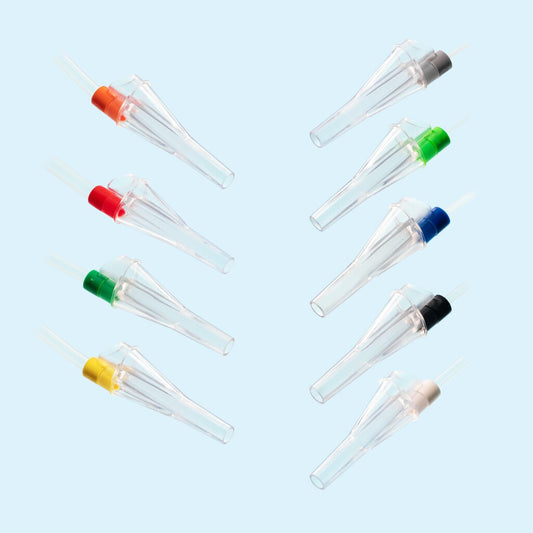 Open Suction Catheter, Graduated, 10" x 48cm, Two Side Eyes - Box of 100 - Carey Medical