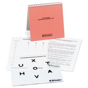 Keeler Orthoptic Booklet 6/60-6/18 with Red Cover