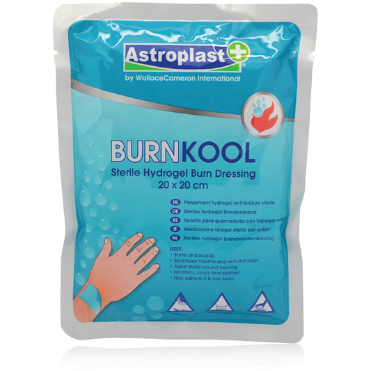 Burnkool Dressing - 20cm x 20cm - Blue Dot