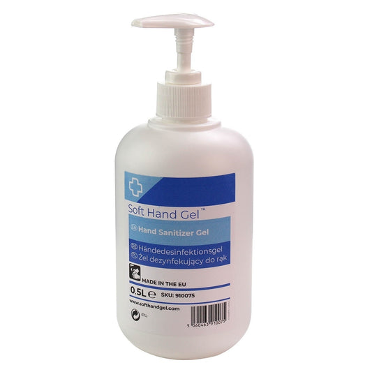 Soft Hand Gel Hand Sanitiser 500ml With Pump - Discontinued