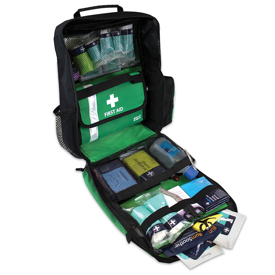 School Trip Kit in Green Rucksack - Reliance