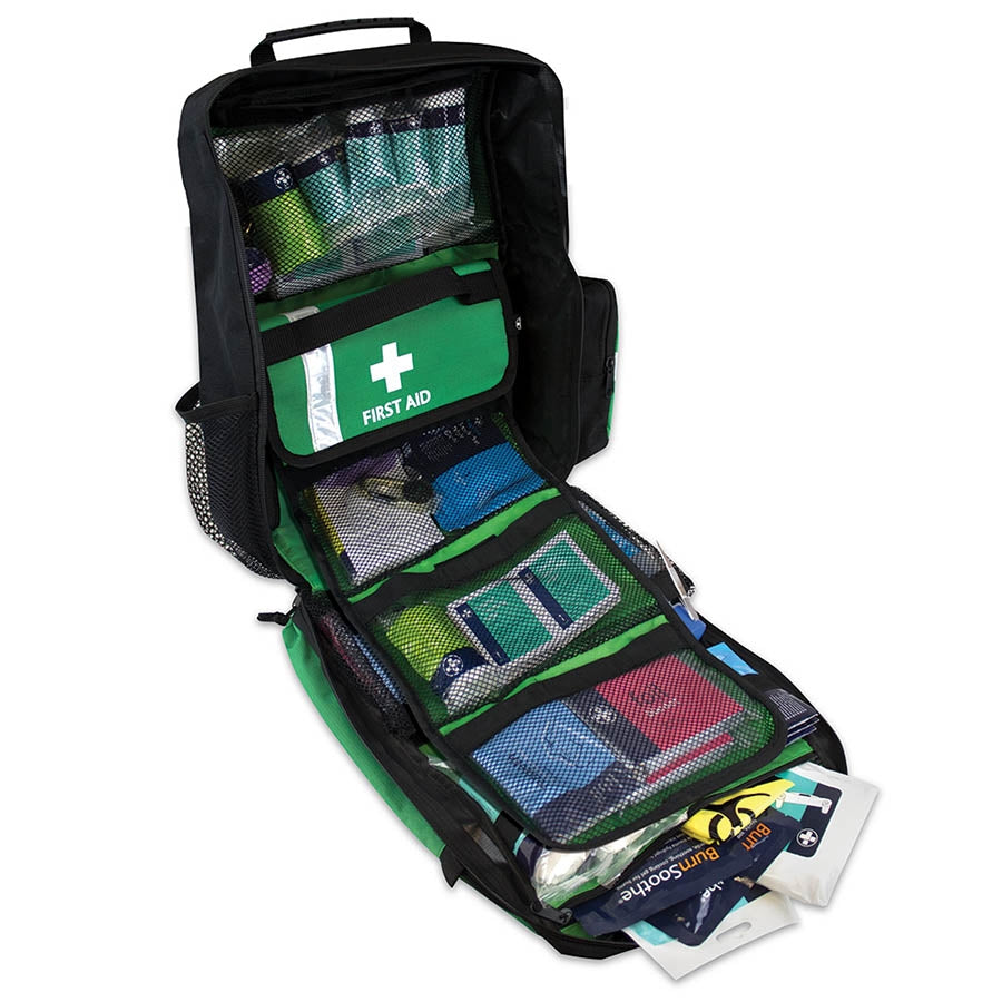 School Trip Kit in Green Rucksack - Reliance