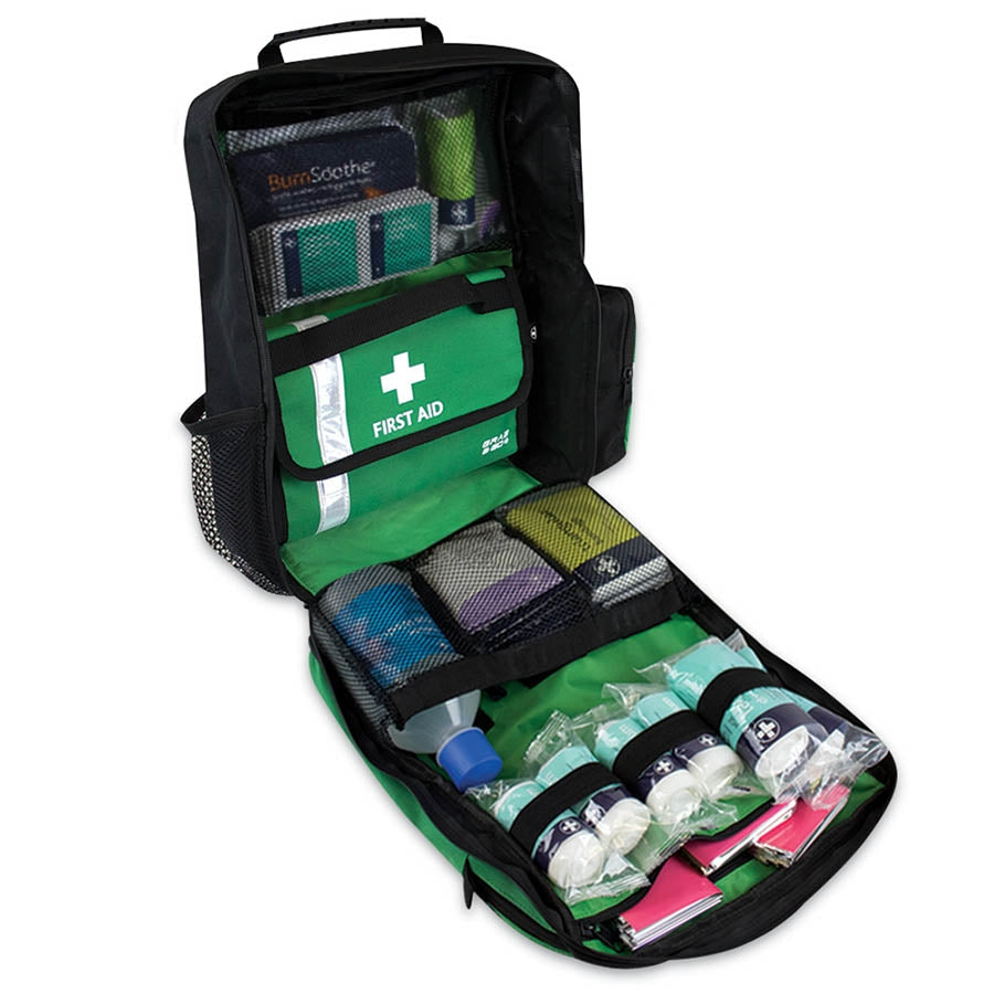 First Aid Site Evacuation Kit Rucksack - Green