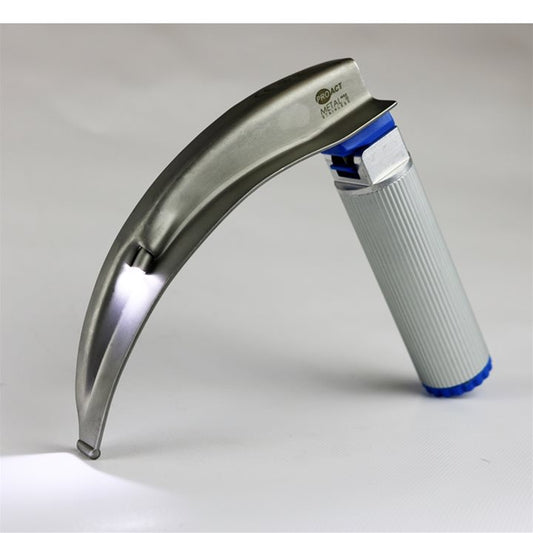 Metal Max+ Combi Laryngoscope Blade and Stubby Handle - MAC4S (Pack of 10) - ProAct