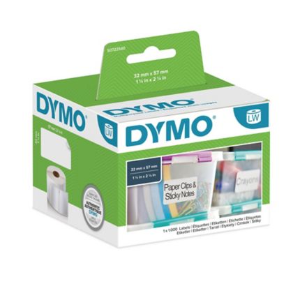 Dymo LW Multi-Purpose Labels, 57mm X 32mm, Roll of 1000 - Lyreco
