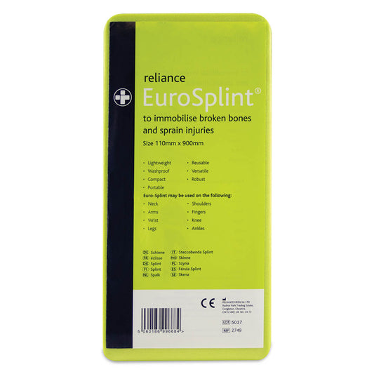 Reliance Euro-Splint FLAT 110mm x 900mm - Reliance