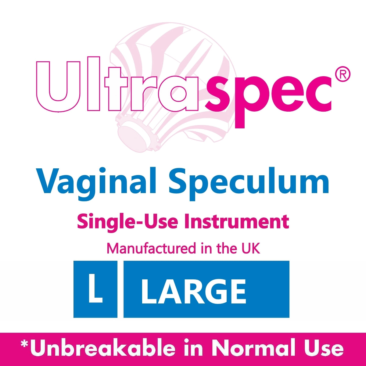 Ultraspec® Screening Speculum - Large - Pack Of 120 - Ultraspec