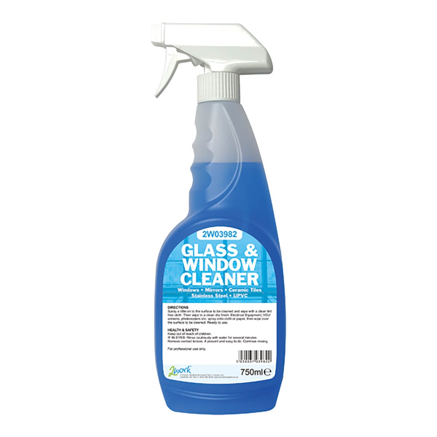 2Work Glass and Window Cleaner Trigger Spray 750ml – Medisave UK