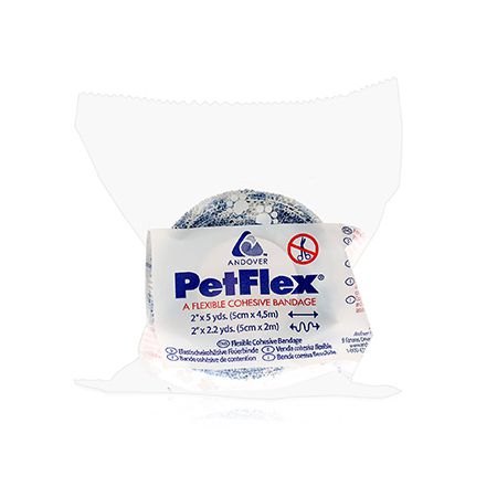 Petflex Paw Print Bandage R/W 5cm