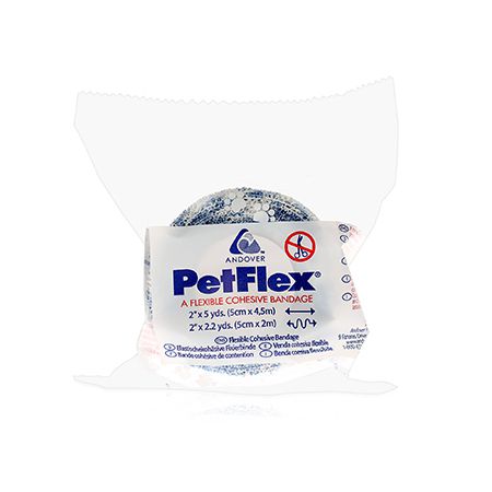 Petflex Paw Print Bandage R/W 5cm - MWI Animal Health