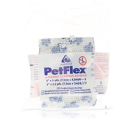 Petflex Paw Print Bandage R/W 7.5cm