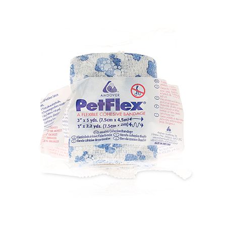 Petflex Paw Print Bandage 7.5cm - MWI Animal Health