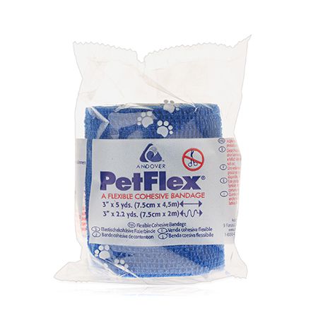 Petflex Bandage Blue 7.5cm - MWI Animal Health