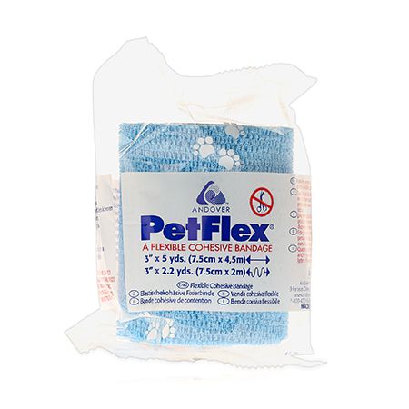 Petflex Bandage Lt Blue 7.5cm - MWI Animal Health