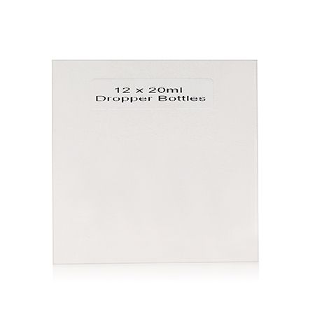 Bottle Dropper Glass 20ml - Box of 12 - MWI Animal Health