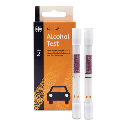 Motokit breathlyser test unit (Single use) box of 2 (CDU of 10) - Discontinued