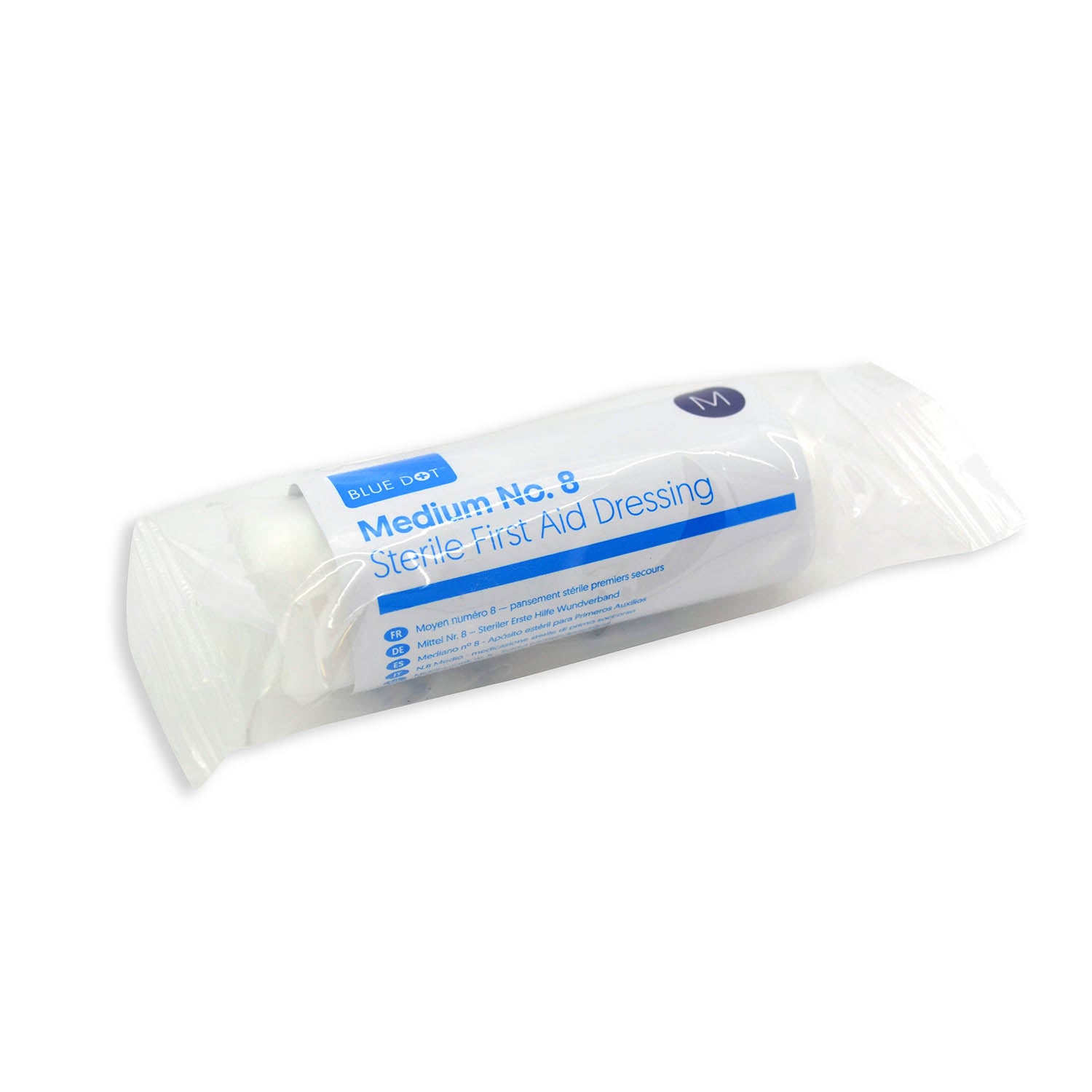 Blue Dot Medium Flow Wrapped Dressing No8 (Each) - Blue Dot