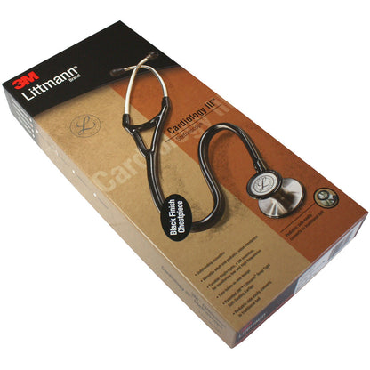Littmann Cardiology III Stethoscope: All Black 3131BE - 
