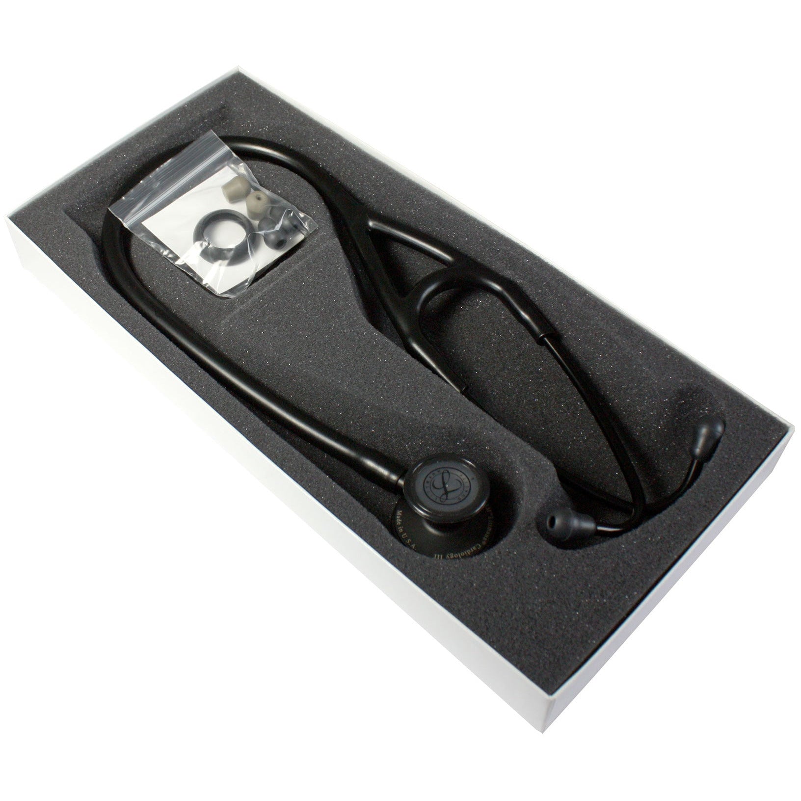 Littmann Cardiology III Stethoscope: All Black 3131BE - 