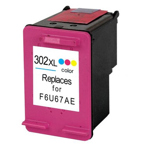 HP F6U67AE High Capacity Tri Colour Ink Cartridge HP 302XL - Remanufactured - HP