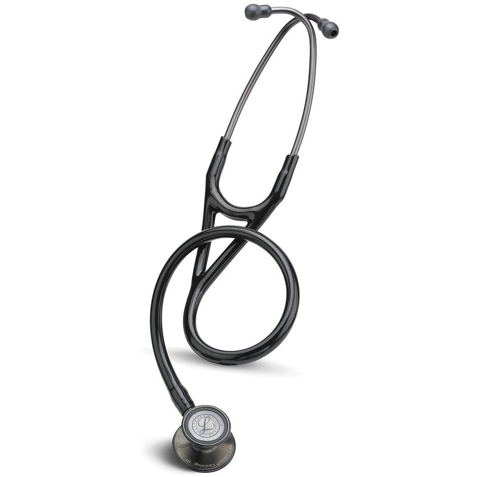 Littmann Cardiology III Stethoscope: Black & Smoke 3157SM