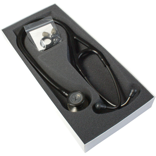 Littmann Cardiology III Stethoscope: Black & Smoke 3157SM - 