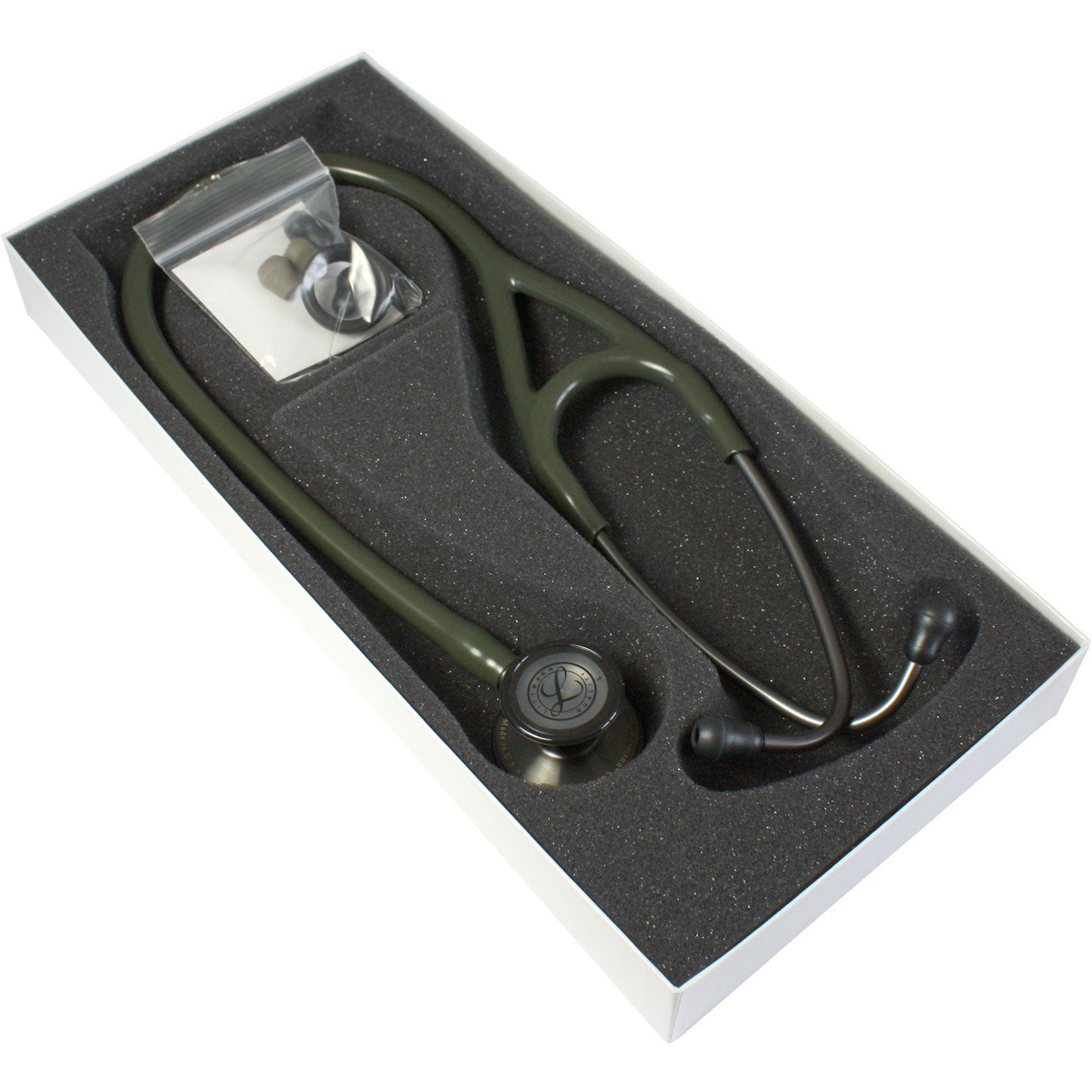 Littmann Cardiology III Stethoscope: Dark Olive & Smoke 3166 - 