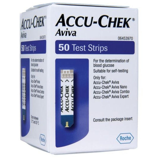 Accu-chek aviva blood test strips 1 x 50