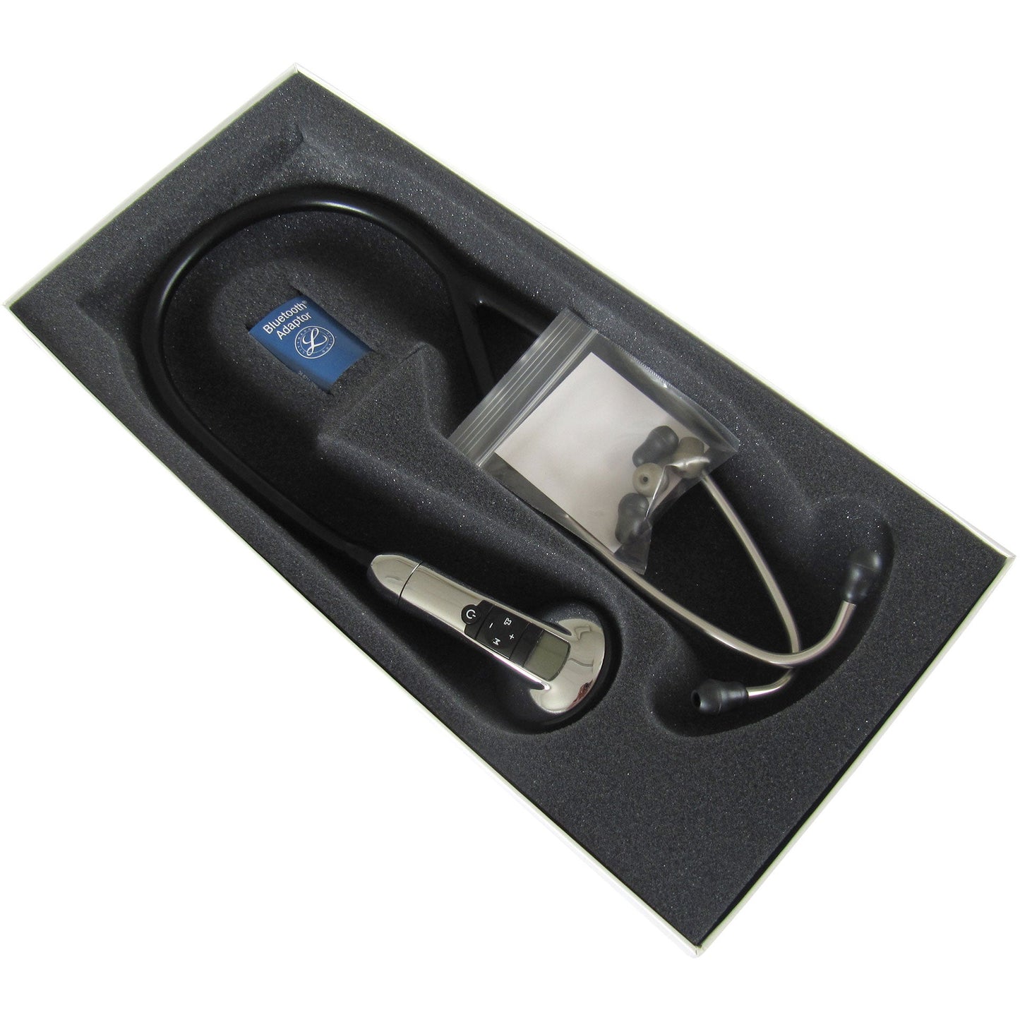 Littmann 3200 Electronic 12 Track Stethoscope: Black 3200BK12