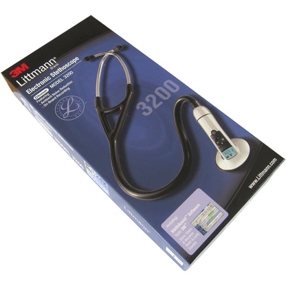 Littmann 3200 Electronic 12 Track Stethoscope: Navy Blue 3200NB12