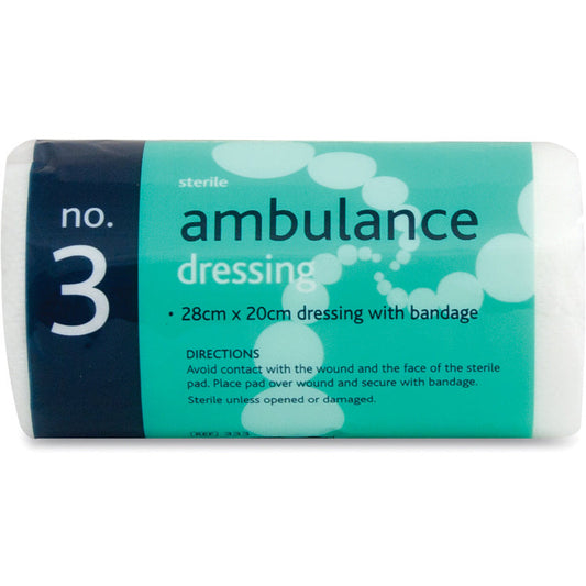 No. 3 Ambulance Dressing - Sterile