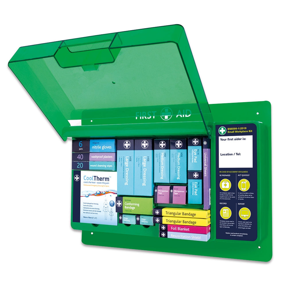Deluxe First Aid Wall Station - Small Workplace Kit - Reliance