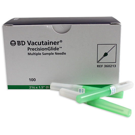 Vacutainer Needle 21g 1.5" x 100 - Becton Dickinson