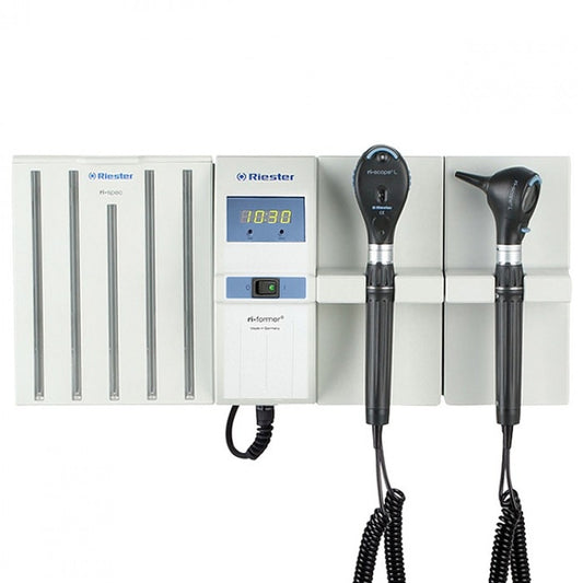 Riester ri-LED Advanced Wall Diagnostic Station with Clock and Spec Dispenser