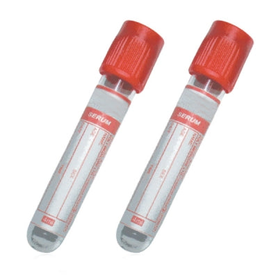 BD Vacutainer Plastic Serum Tube - Red 2ml x 100
