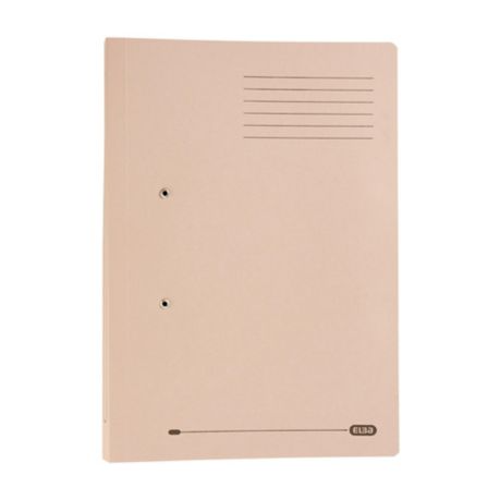 Elba Foolscap Spring Pocket File Buff - Box of 25 - Lyreco