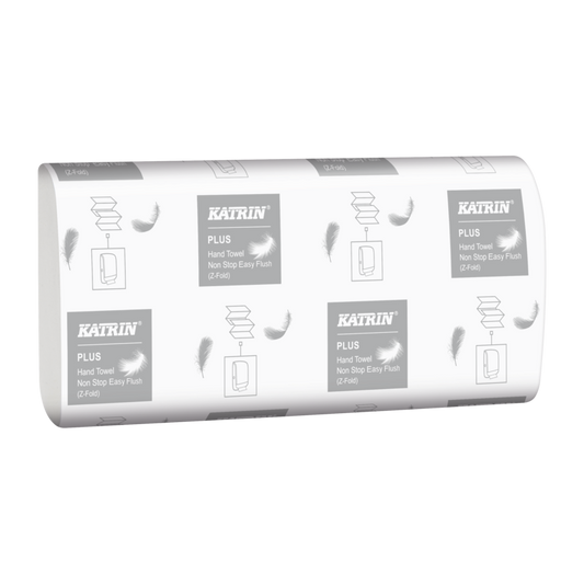 Katrin Plus - Hand Towel Easy Flush Case of 2400 - Bunzl Clean